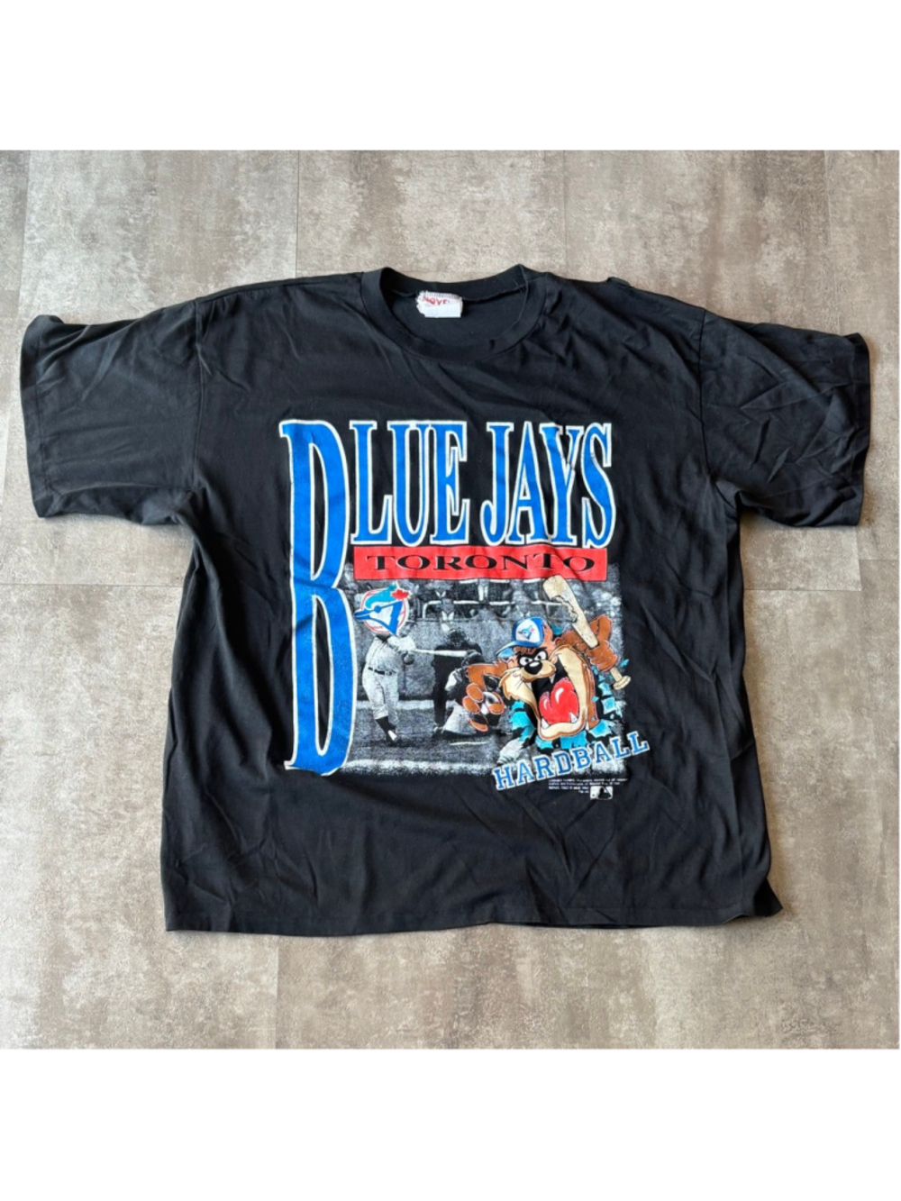Vintage Toronto Blue Jays Looney Tunes Shirt Mens XL Paper Thin
